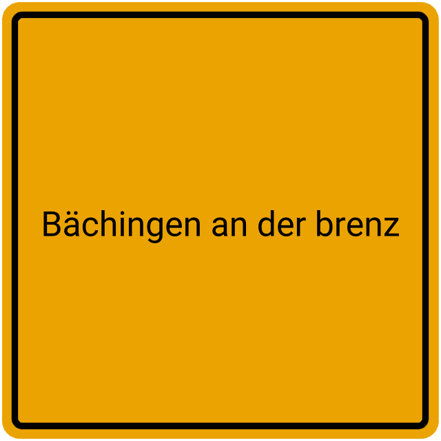 Meldebestätigung Bächingen an der Brenz